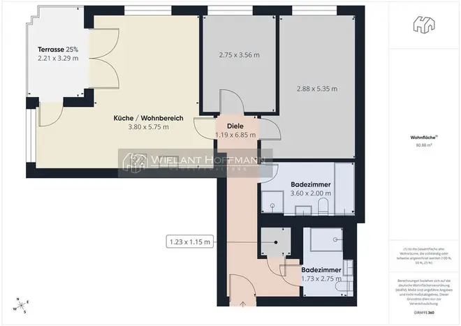 3 Zimmer Wohnung mit 81 m² in Hamburg – Bild 8
