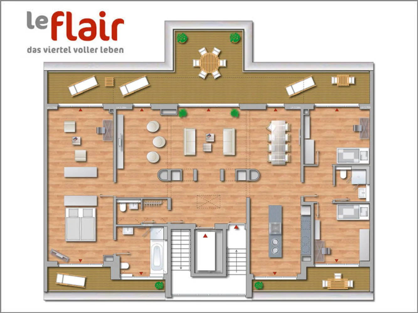 4 Zimmer Wohnung mit 194 m² in Düsseldorf – Bild 9