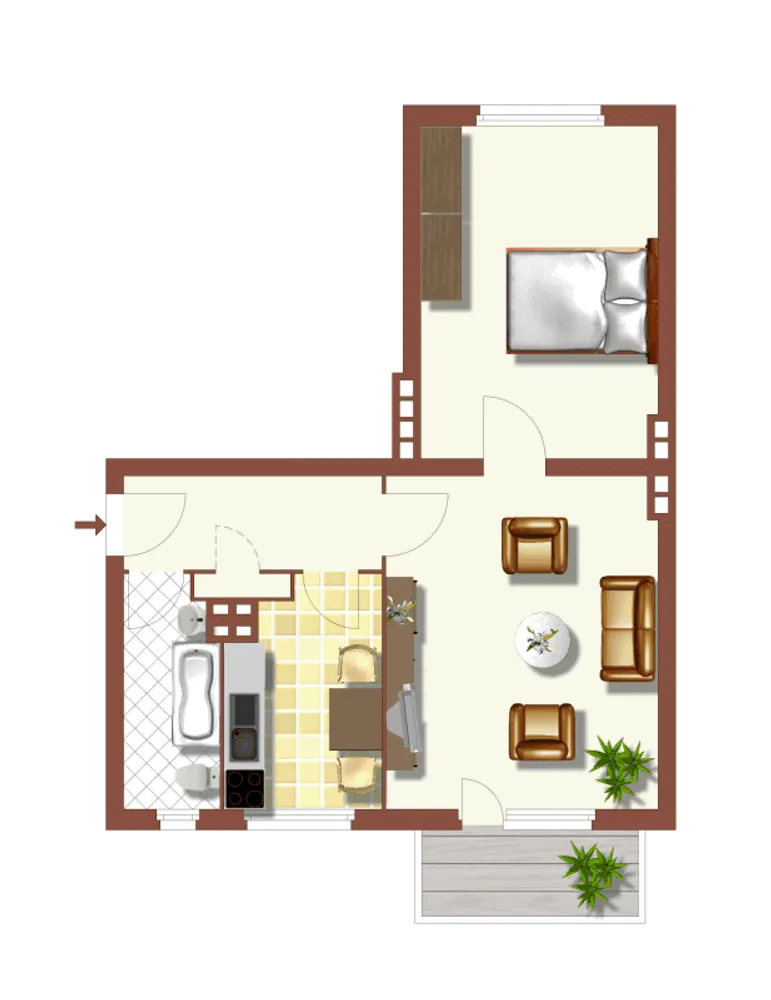 2 Zimmer Wohnung mit 52 m² in Berlin – Bild 8