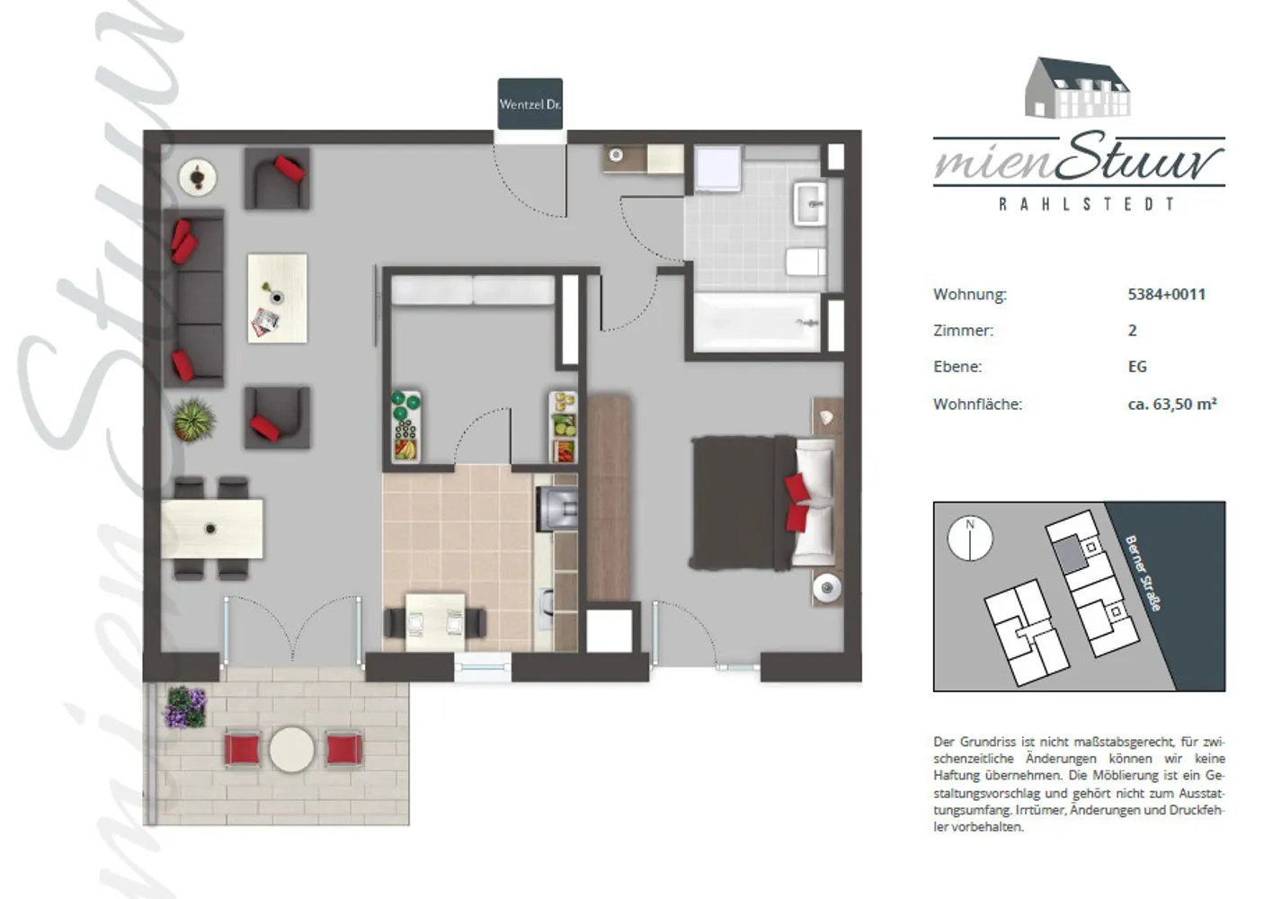 2 Zimmer Wohnung mit 64 m² in Hamburg – Bild 4