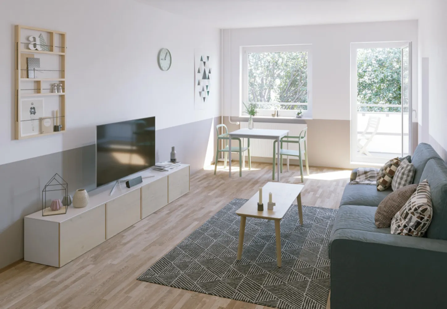 4 Zimmer Wohnung mit 76 m² in Dresden – Bild 1