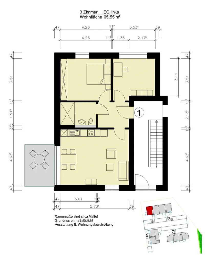 3 Zimmer Wohnung mit 66 m² in Heide – Bild 7