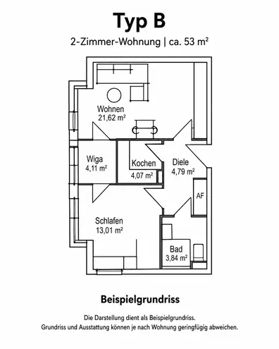 2 Zimmer Wohnung mit 53 m² in Leipzig – Bild 9