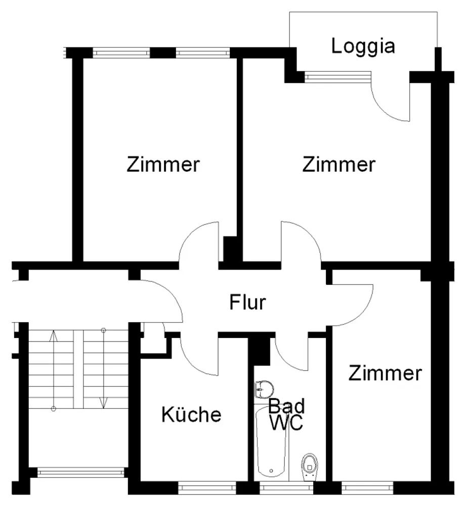 3 Zimmer Wohnung mit 60 m² in Osnabrück – Bild 9