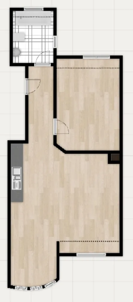 2 room apartment with 54 m² in Leipzig – Photo 2