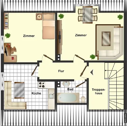 2 Zimmer Wohnung mit 45 m² in Hamburg – Bild 9