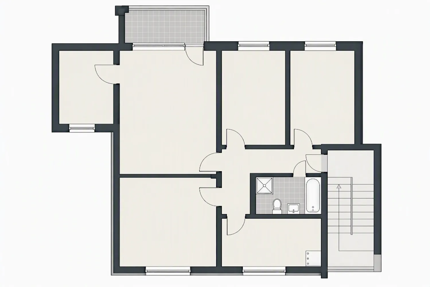 4 Zimmer Wohnung mit 80 m² in Neubrandenburg – Bild 8