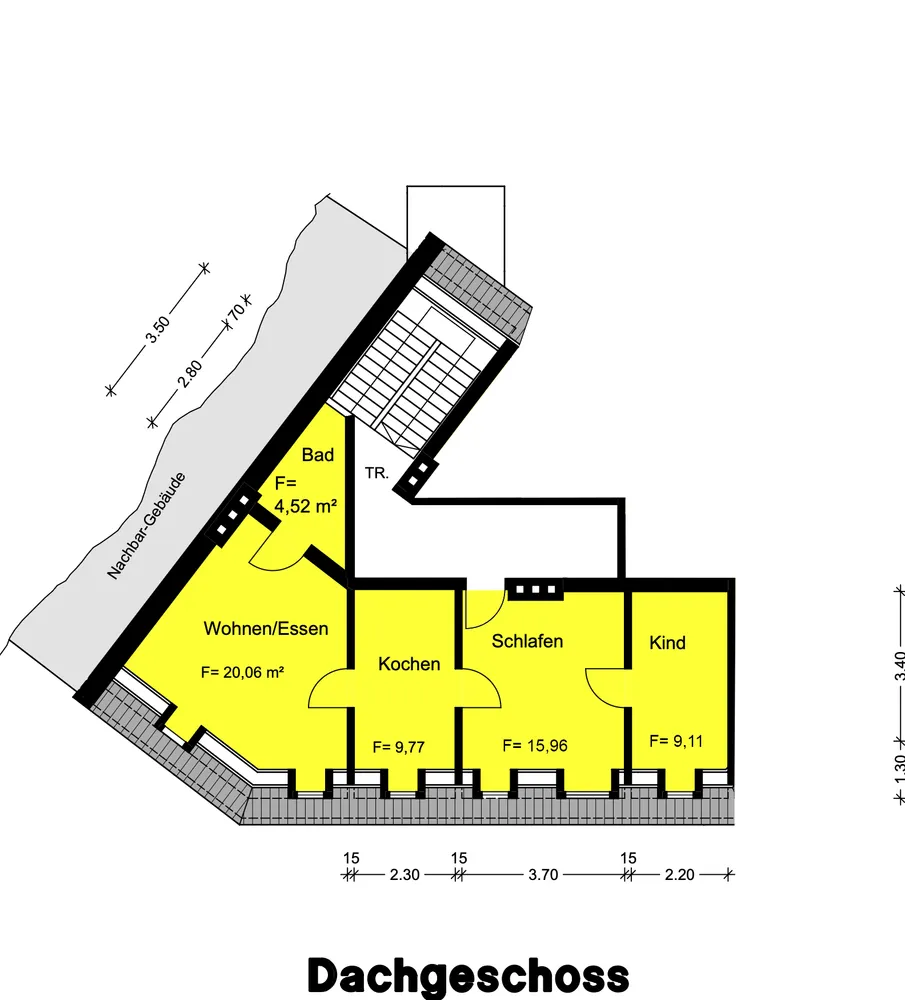 5 Zimmer Wohnung mit 71 m² in Hof – Bild 7