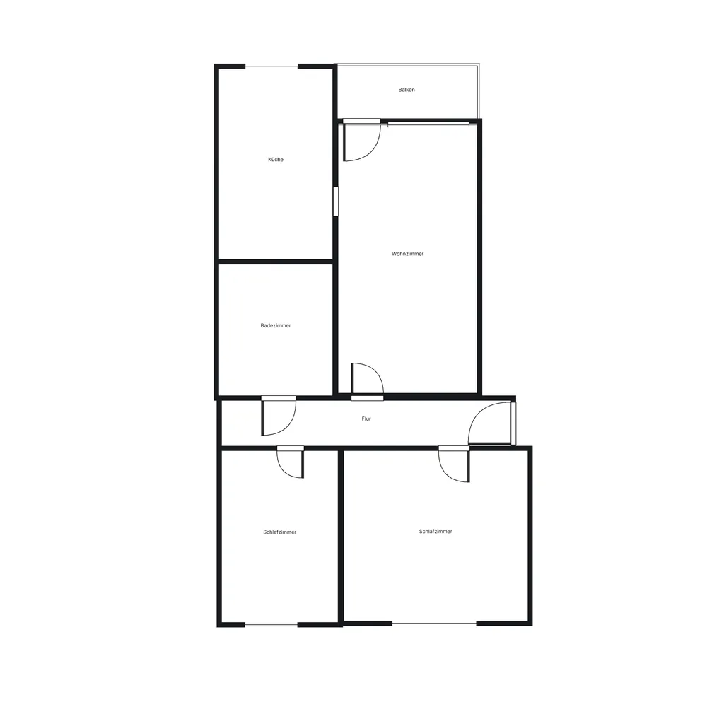 3 Zimmer Wohnung mit 56 m² in Berlin – Bild 2
