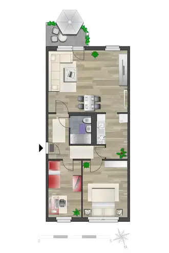 3 Zimmer Wohnung mit 69 m² in Chemnitz – Bild 5