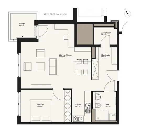 2 Zimmer Wohnung mit 74 m² in Berlin – Bild 5