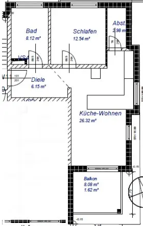 2 room apartment with 60 m² in Amberg – Photo 5