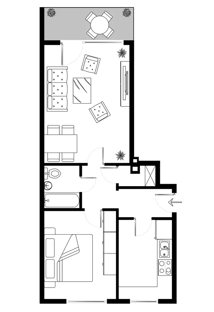 2 Zimmer Wohnung mit 61 m² in Hamburg – Bild 9