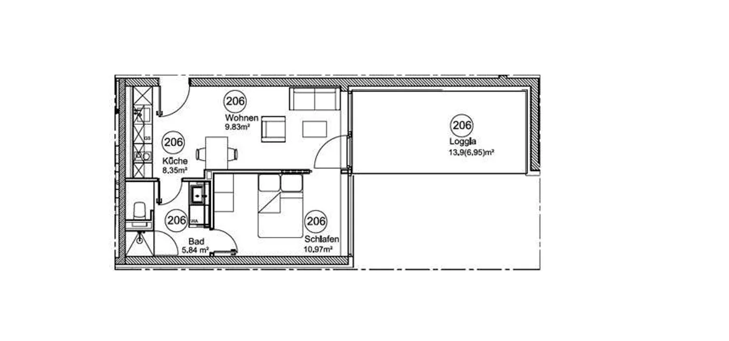2 Zimmer Wohnung mit 42 m² in Berlin – Bild 4
