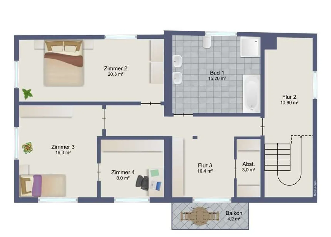 6 Zimmer Haus mit 190 m² in Karlsruhe – Bild 6