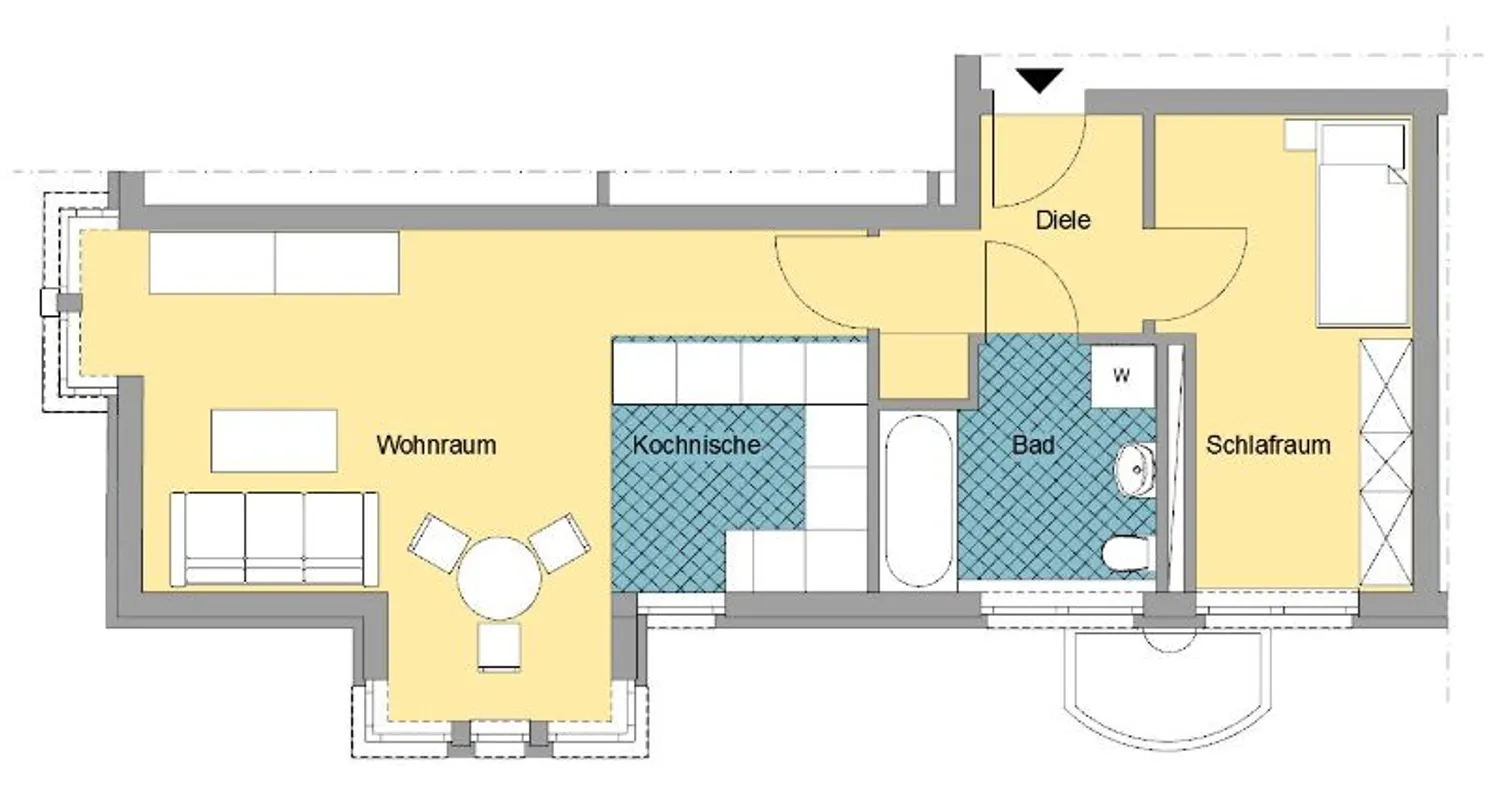 2 Zimmer Wohnung mit 49 m² in Wuppertal – Bild 3