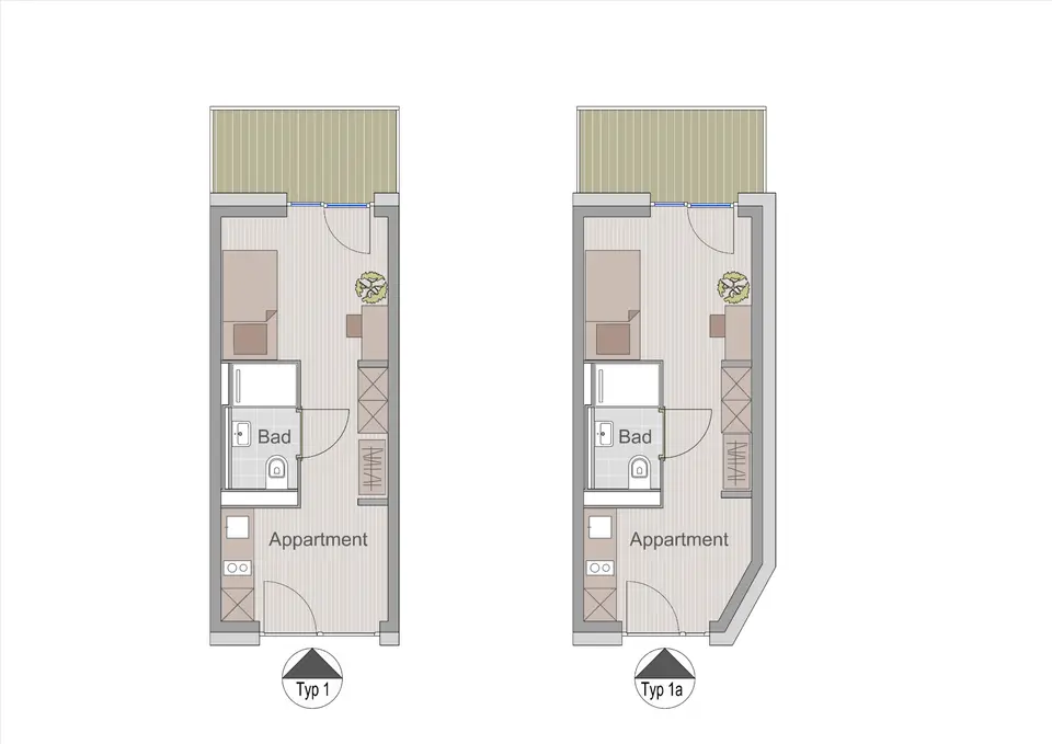 2 Zimmer Wohnung mit 24 m² in Straubing – Bild 10