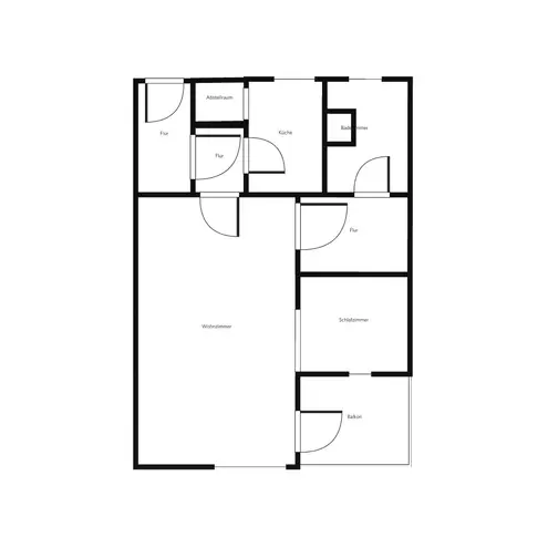 1 Zimmer Wohnung mit 38 m² in Braunschweig – Bild 2
