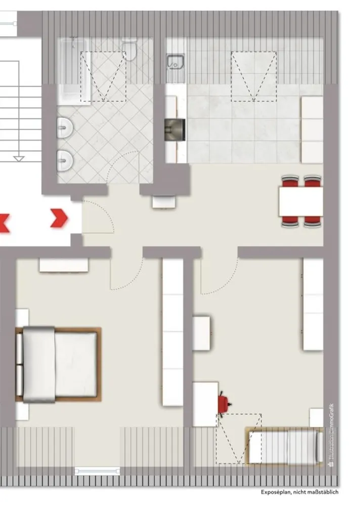 3 Zimmer Wohnung mit 61 m² in Wuppertal – Bild 6