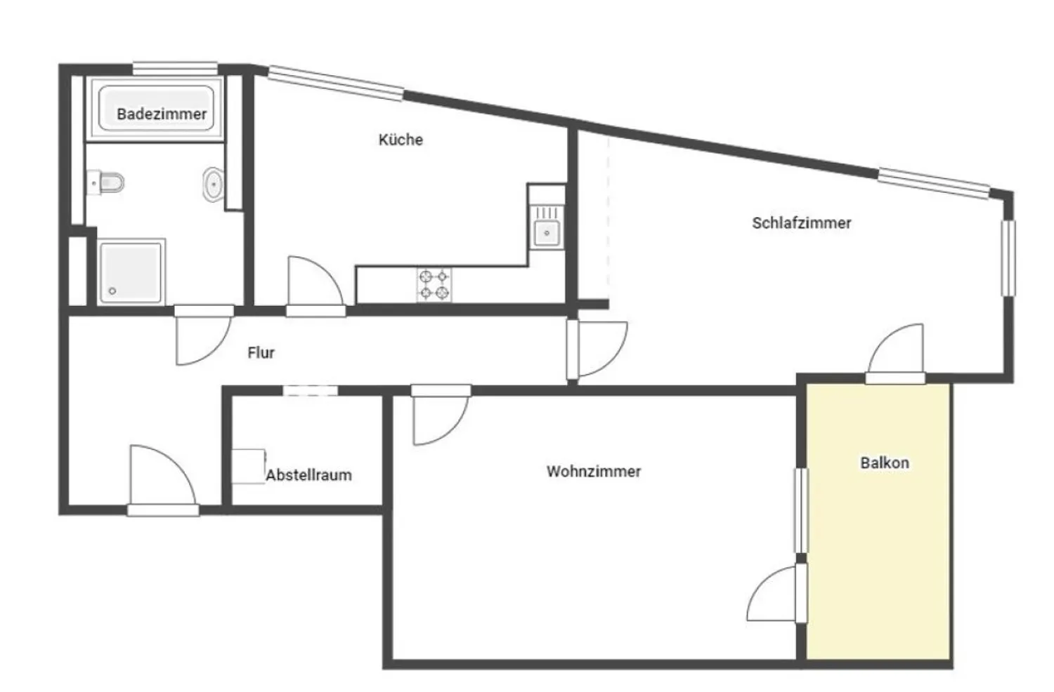 2 Zimmer Wohnung mit 74 m² in Bremen – Bild 5