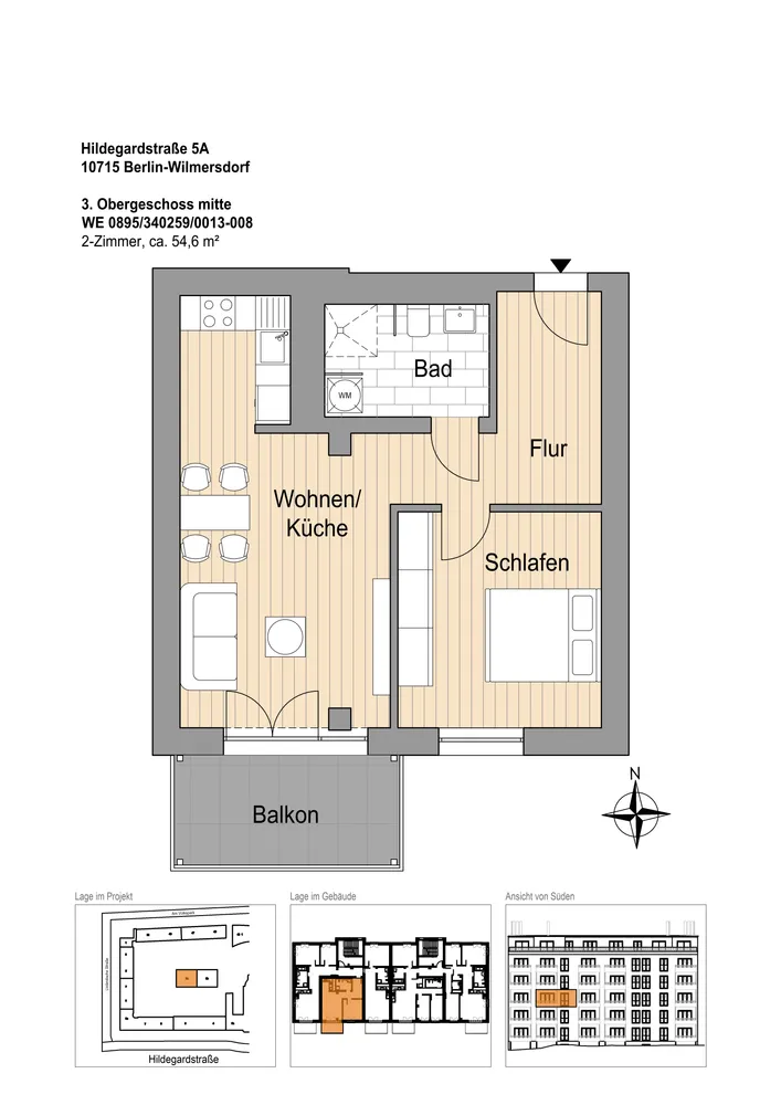 2 Zimmer Wohnung mit 55 m² in Berlin – Bild 10