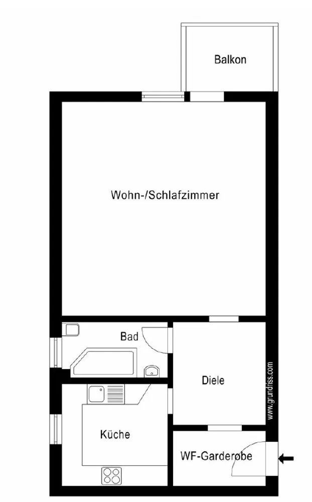 1 Zimmer Wohnung mit 43 m² in Berlin – Bild 7