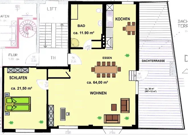 2 Zimmer Wohnung mit 106 m² in Bremen – Bild 3