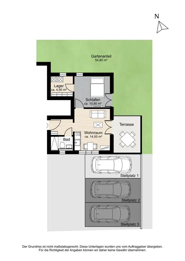2 room apartment with 48 m² in Hanover – Photo 6