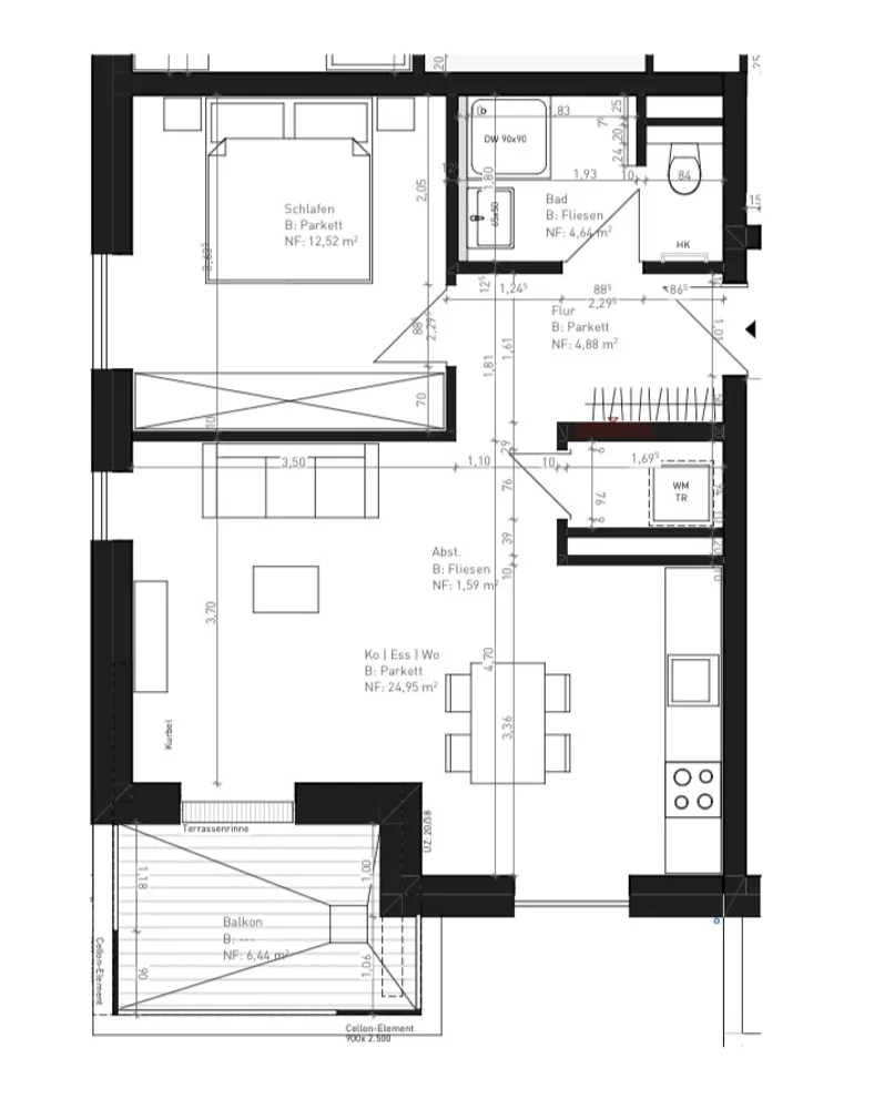 2 Zimmer Wohnung mit 52 m² in Landau in der Pfalz – Bild 7