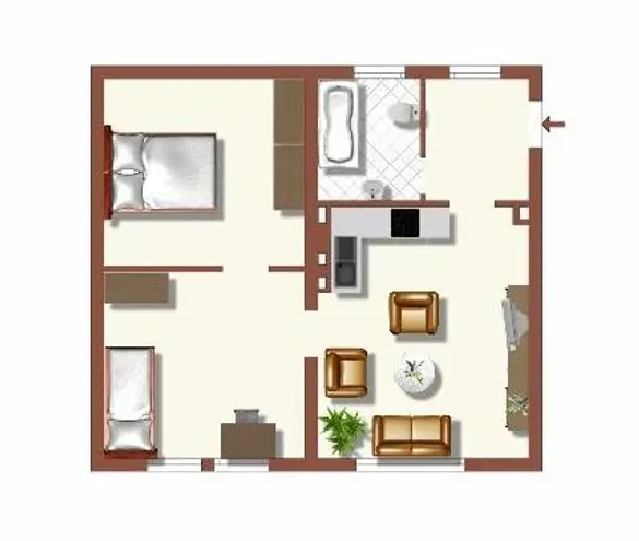2 Zimmer Wohnung mit 65 m² in Duisburg – Bild 2