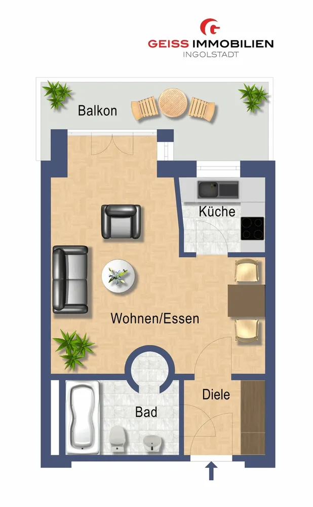 1 Zimmer Wohnung mit 40 m² in Ingolstadt – Bild 11