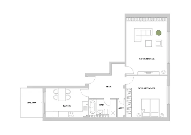 2 Zimmer Wohnung mit 86 m² in Düsseldorf – Bild 7