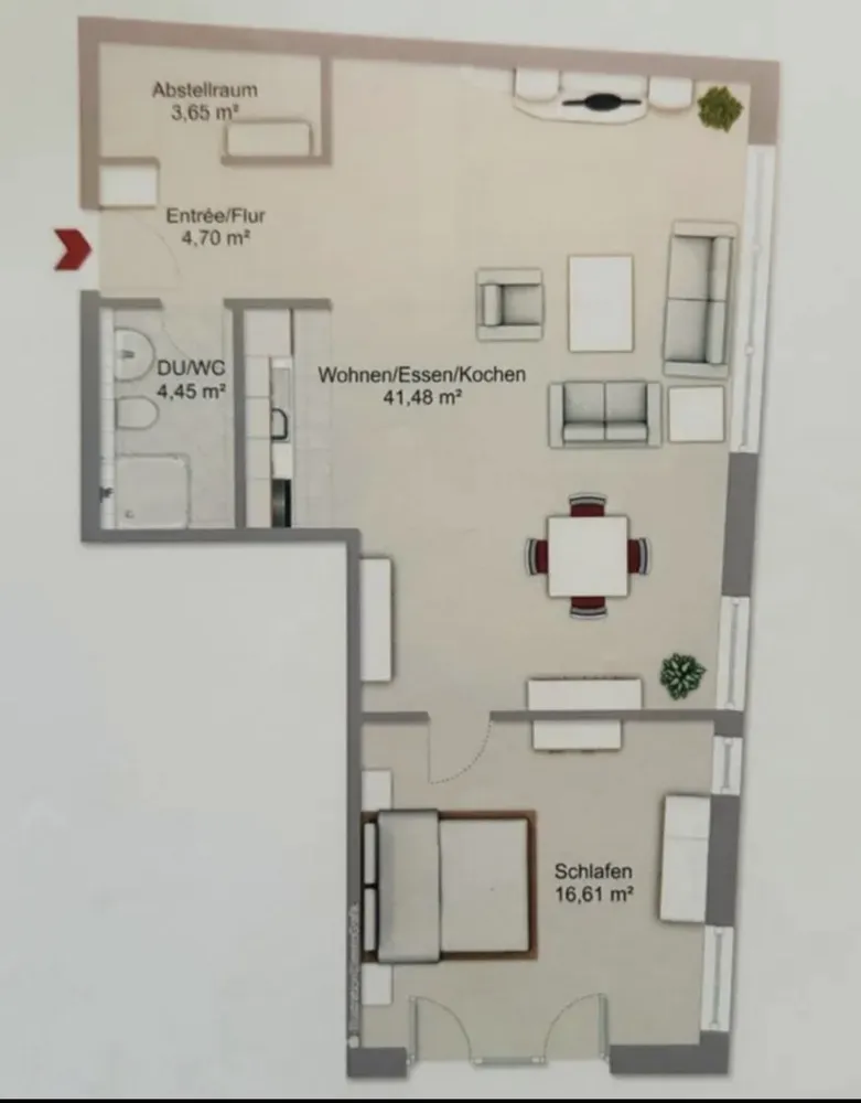2 Zimmer Wohnung mit 74 m² in Darmstadt – Bild 6