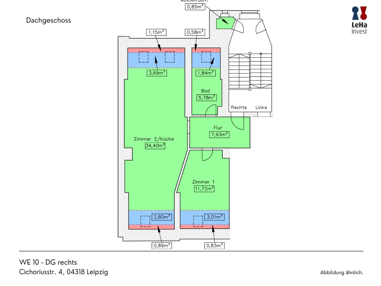 2 Zimmer Wohnung mit 66 m² in Leipzig – Bild 4