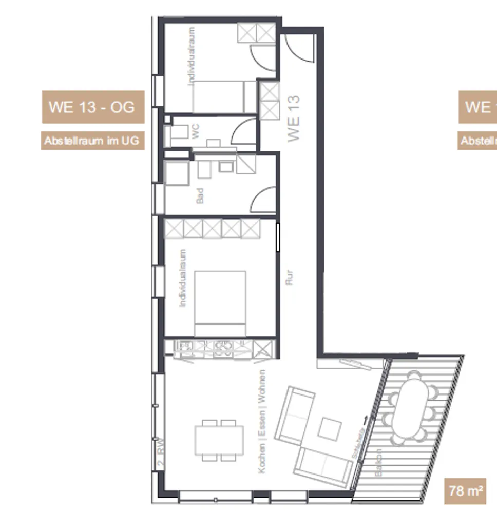 3 Zimmer Wohnung mit 78 m² in Stuttgart – Bild 7