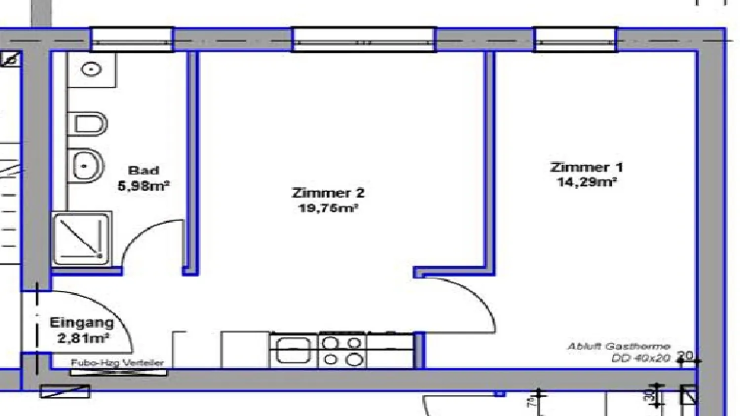 2 Zimmer Wohnung mit 43 m² in Jena – Bild 12