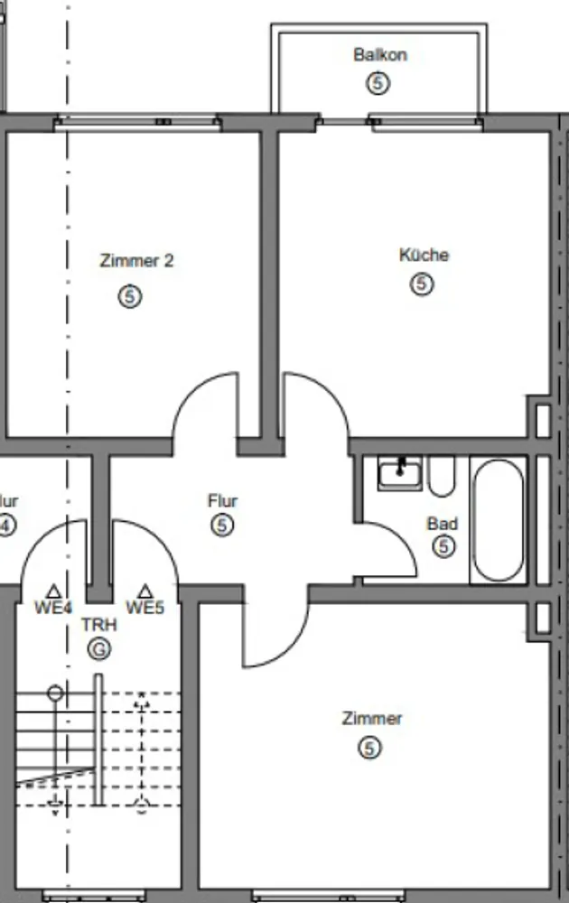 2 Zimmer Wohnung mit 63 m² in Essen – Bild 2