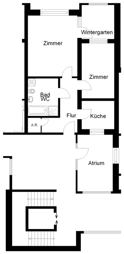 2 Zimmer Wohnung mit 66 m² in Osnabrück – Bild 2