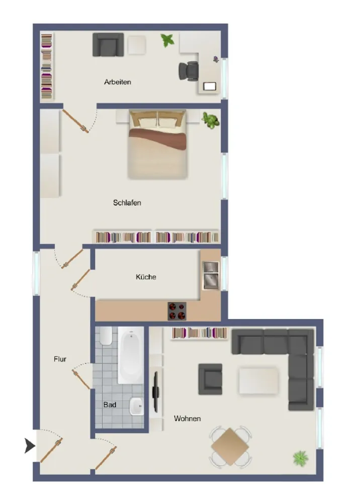 3 Zimmer Wohnung mit 68 m² in Braunschweig – Bild 5