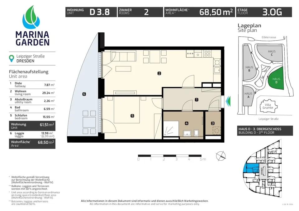 2 Zimmer Wohnung mit 69 m² in Dresden – Bild 9