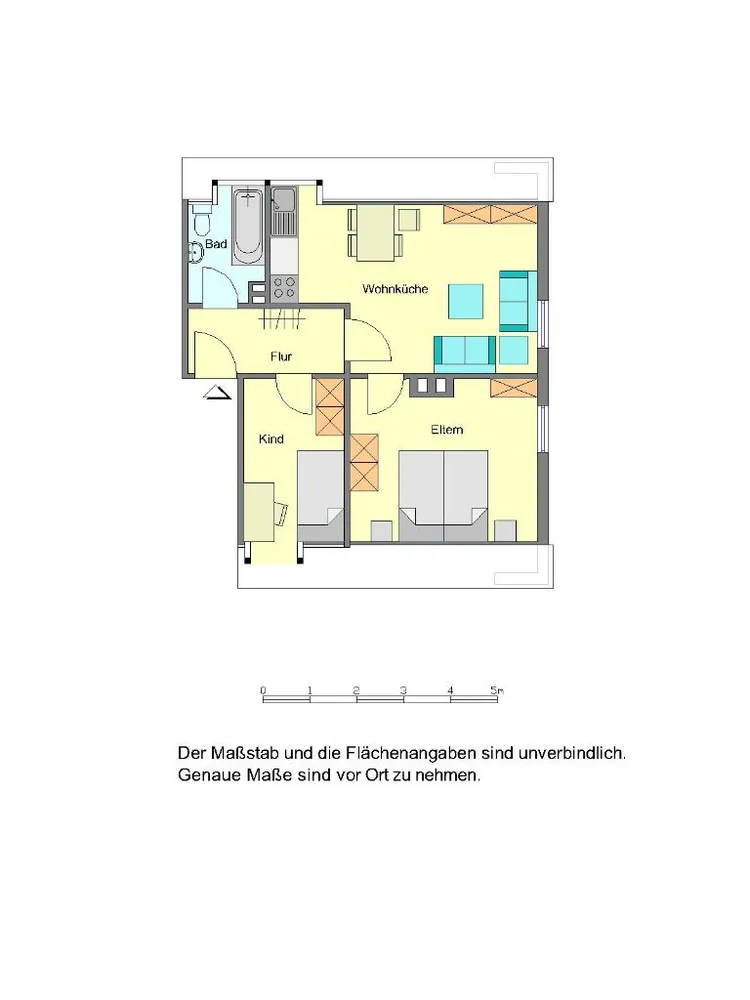 3 Zimmer Wohnung mit 62 m² in Herford – Bild 1