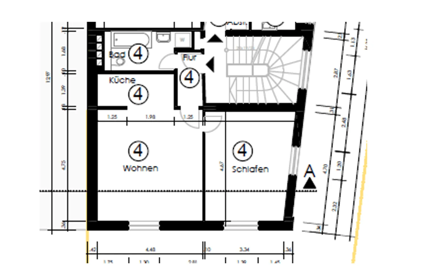 2 room apartment with 52 m² in Frankfurt am Main – Photo 9