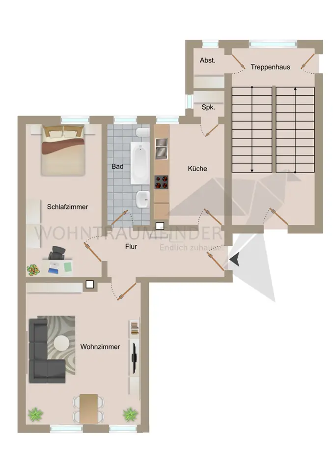 2 Zimmer Wohnung mit 60 m² in Zwickau – Bild 7