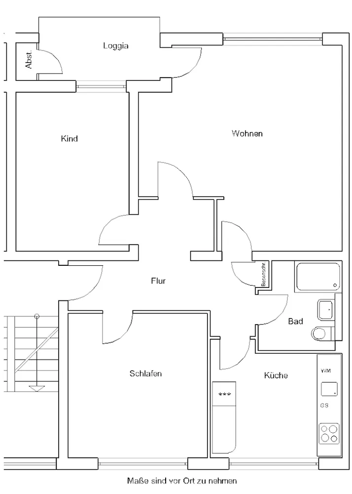 3 room apartment with 73 m² in Brunswick – Photo 2