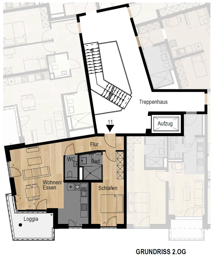 2 Zimmer Wohnung mit 70 m² in München – Bild 7