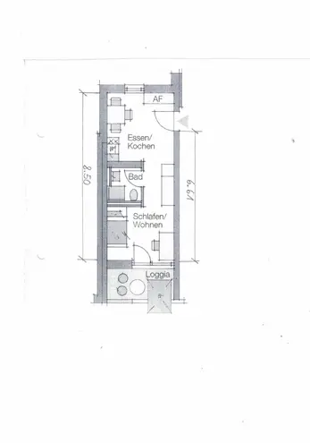 2 Zimmer Wohnung mit 30 m² in Nürnberg – Bild 8