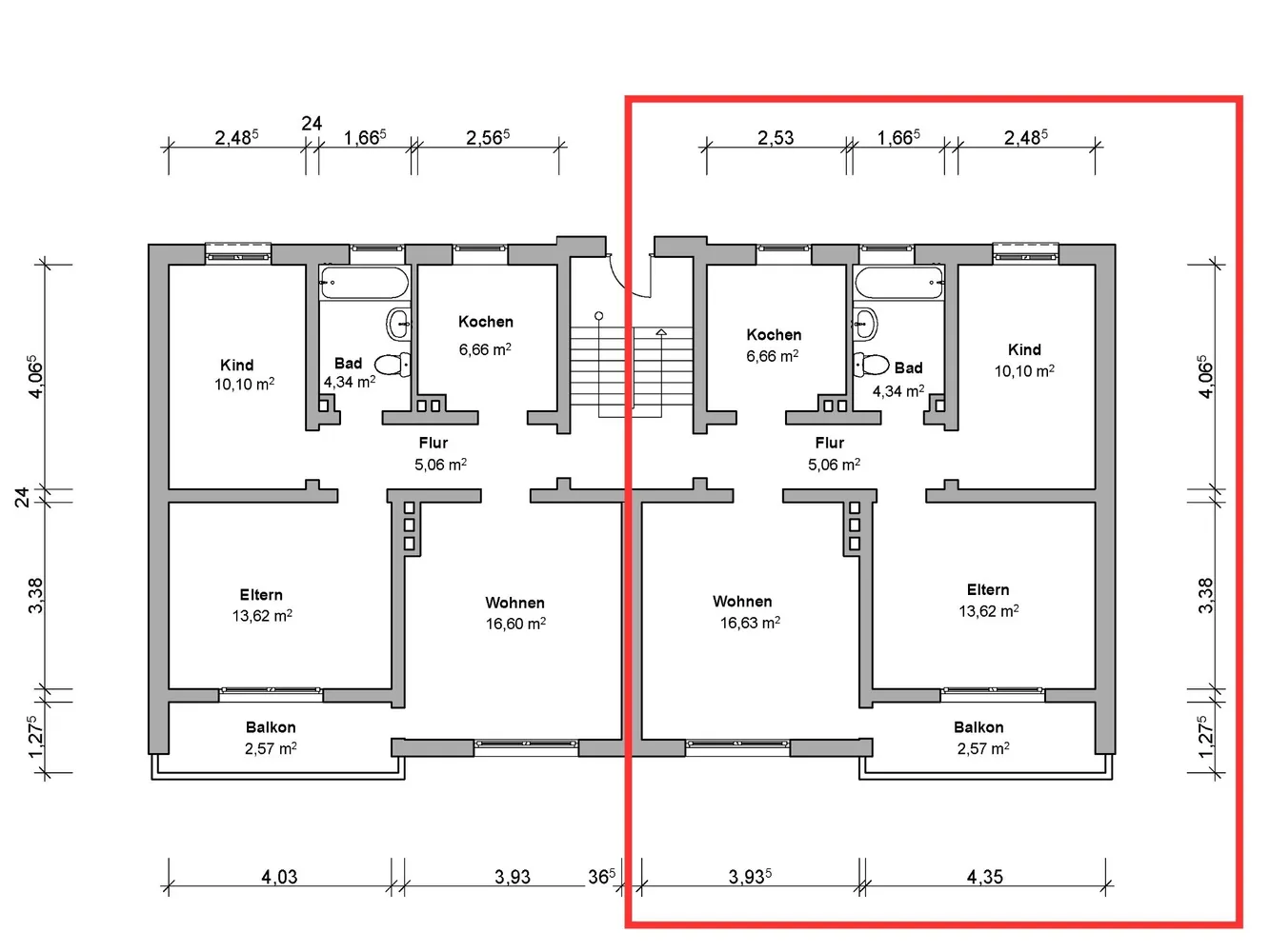 3 Zimmer Wohnung mit 59 m² in Hagen – Bild 5