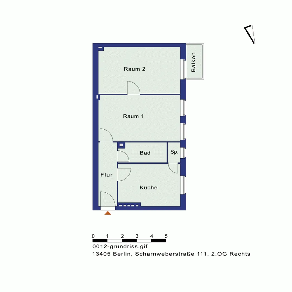 2 room apartment with 52 m² in Berlin – Photo 6
