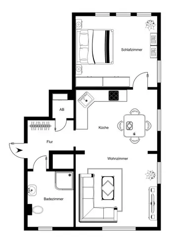 2 Zimmer Wohnung mit 50 m² in Hamburg – Bild 7