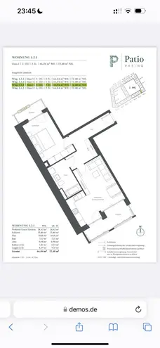 2 Zimmer Wohnung mit 66 m² in München – Bild 2